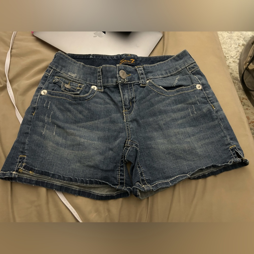 silver mckenzie jean shorts